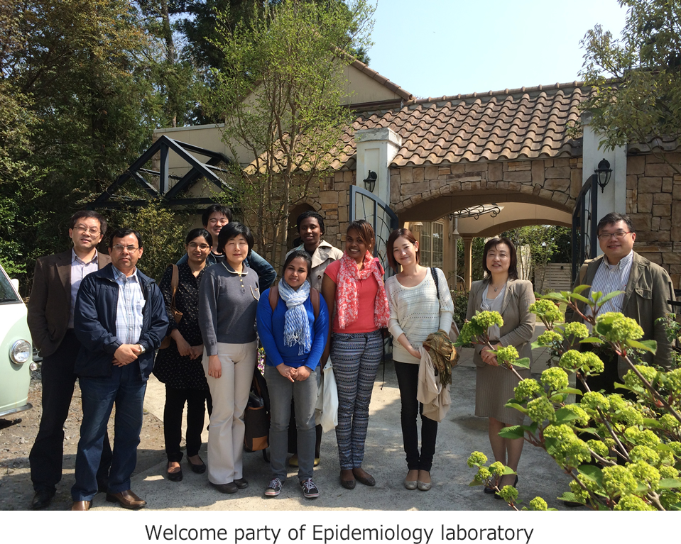 Welcome party of Epidemiology laboratory