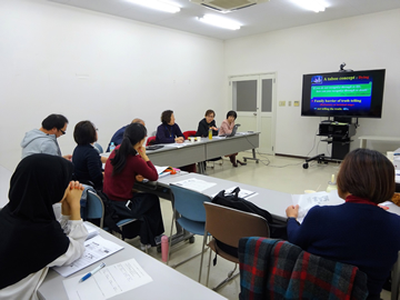 3日目の朝は国立台湾大学のフー先生による台湾の緩和ケアについての講義