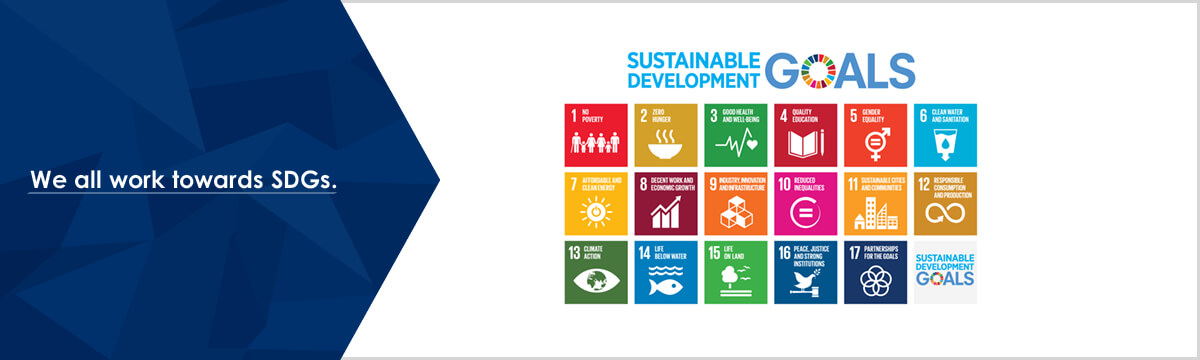 We all work towards SDGs.